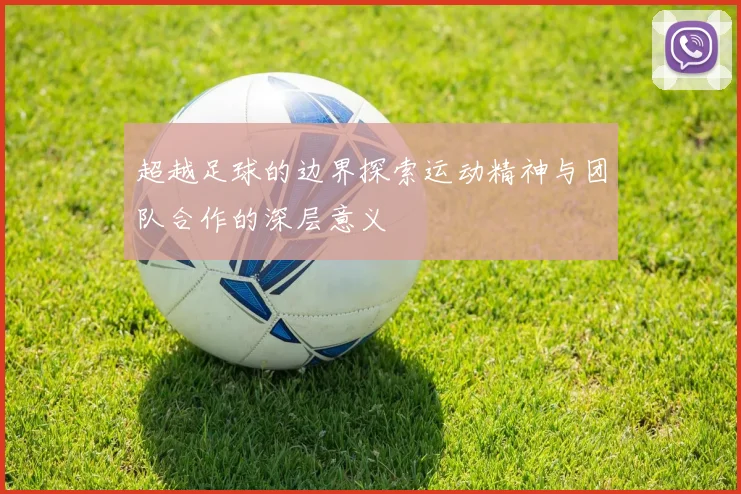 超越足球的边界探索运动精神与团队合作的深层意义